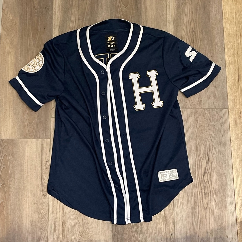 HUF Baseball jersey off white supreme Jordan bape